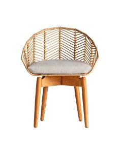SILLA PLISSÉ RATTAN 2