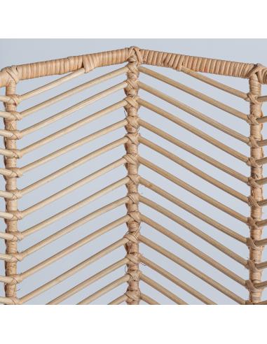 SILLA PLISSÉ RATTAN