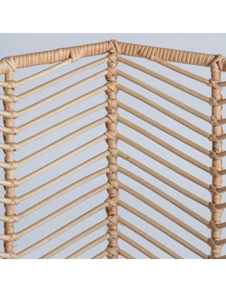 SILLA PLISSÉ RATTAN