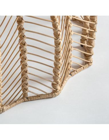 MESA DE CENTRO PLISSÉ RATTAN MESA DE CENTRO PLISSÉ RATTAN