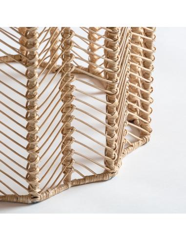 MESA COMEDOR PLISSÉ RATTAN MESA COMEDOR PLISSÉ RATTAN