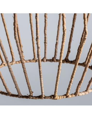 LÁMPARA DE TECHO PLISSÉ RATTAN