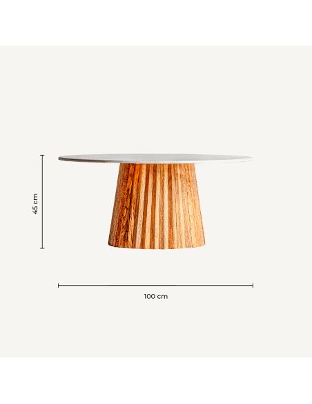 MESA DE CENTRO PLISSÉ WOOD
