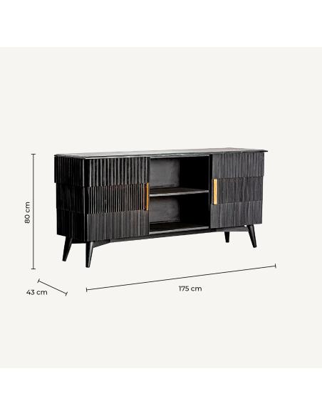 MUEBLE TV PLISSÉ WOOD