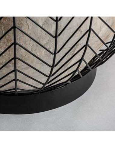 ÁNFORA J/2 PLISSÉ METAL