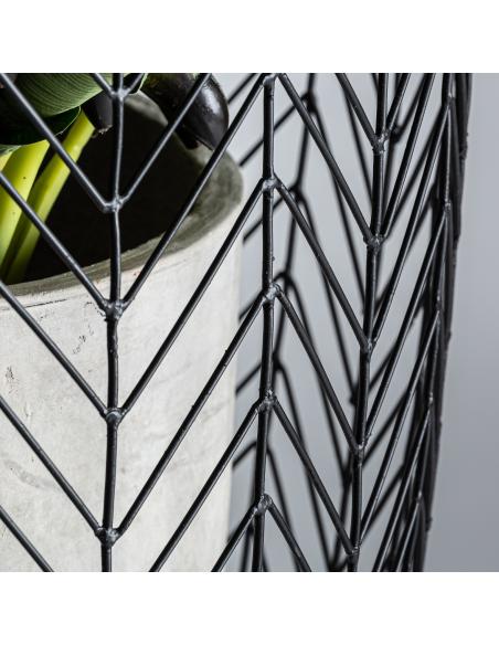 ÁNFORA J/2 PLISSÉ METAL