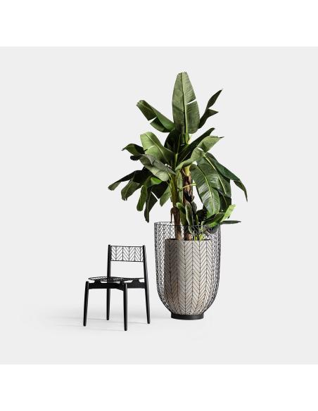 ÁNFORA J/2 PLISSÉ METAL