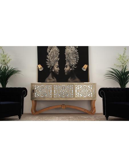 LIENZO CARAS BALINESAS