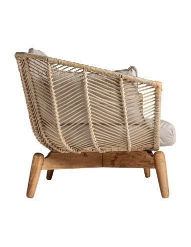 SOFÁ PLISSÉ RATTAN