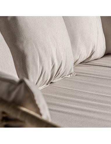 SOFÁ PLISSÉ RATTAN