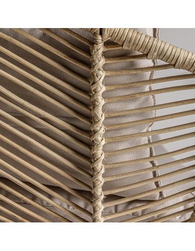 SOFÁ PLISSÉ RATTAN