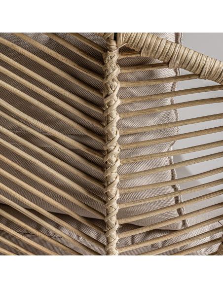 SOFÁ PLISSÉ RATTAN