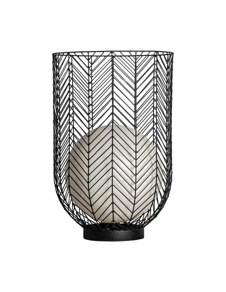 LÁMPARA DE PIE PLISSÉ METAL