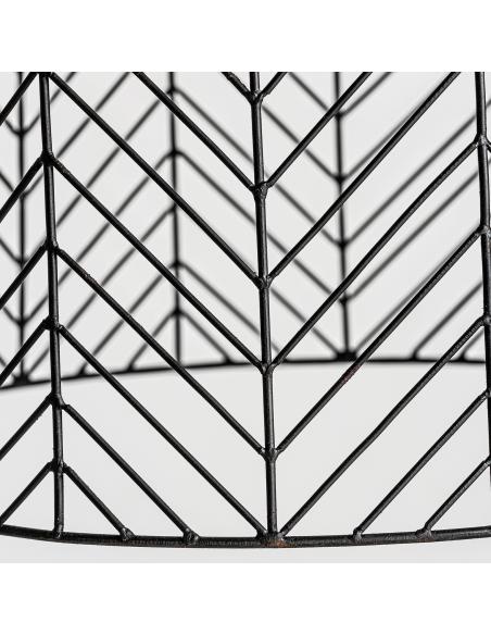 LÁMPARA DE TECHO PLISSÉ METAL