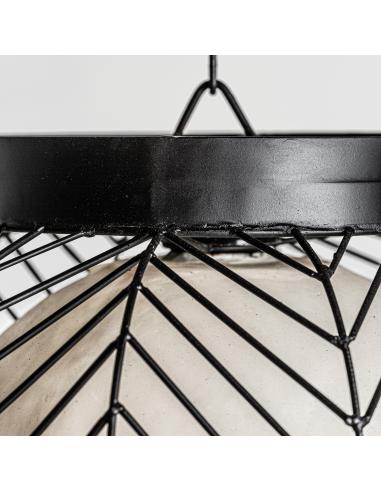 LÁMPARA DE TECHO PLISSÉ METAL