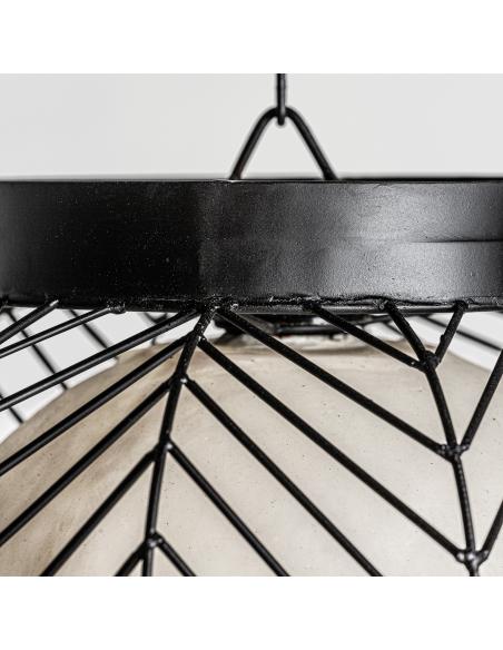 LÁMPARA DE TECHO PLISSÉ METAL