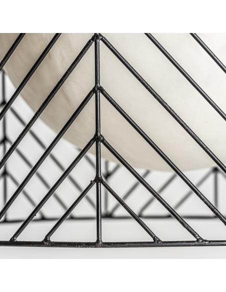 LÁMPARA DE TECHO PLISSÉ METAL