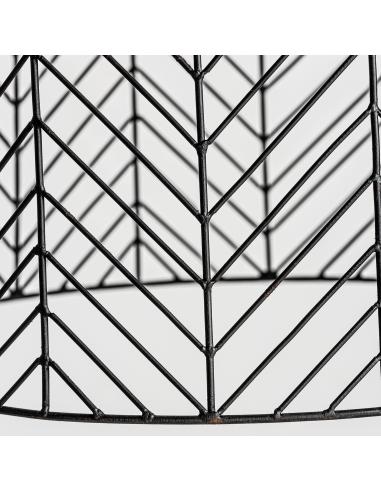 LÁMPARA DE TECHO PLISSÉ METAL