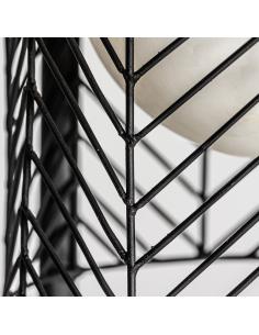 LÁMPARA DE PIE PLISSÉ METAL 2